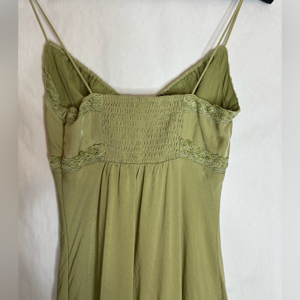 Princess Polly Emily Maxi Dress in “Green” Size US 2 | Slip Dress Lace Detailing - Picture 9 of 16